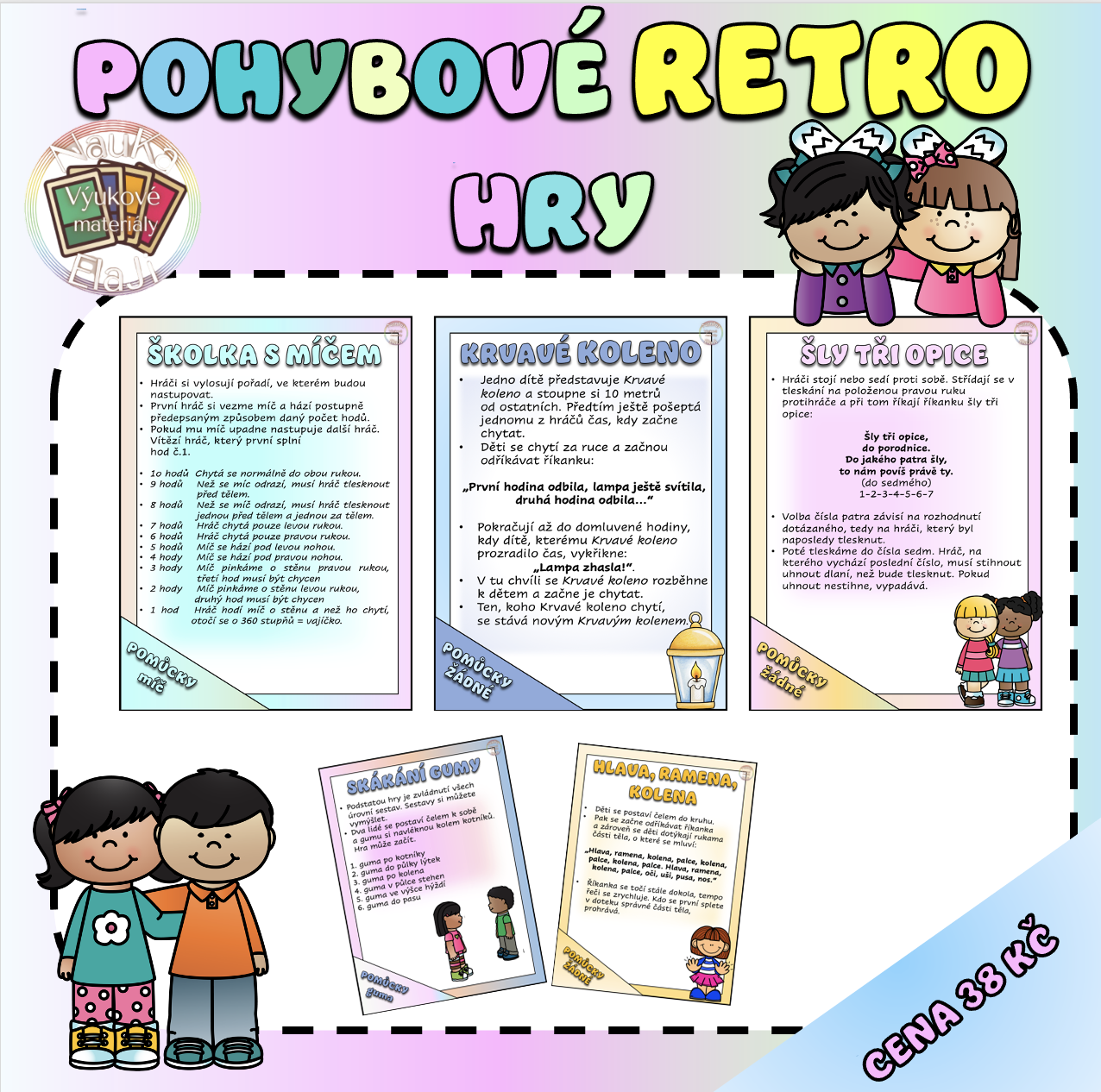 POHYBOVÉ RETRO HRY | Inspirace (nejen) do školky